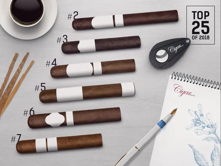 Cigar Journal Top 25 Cigars of 2018