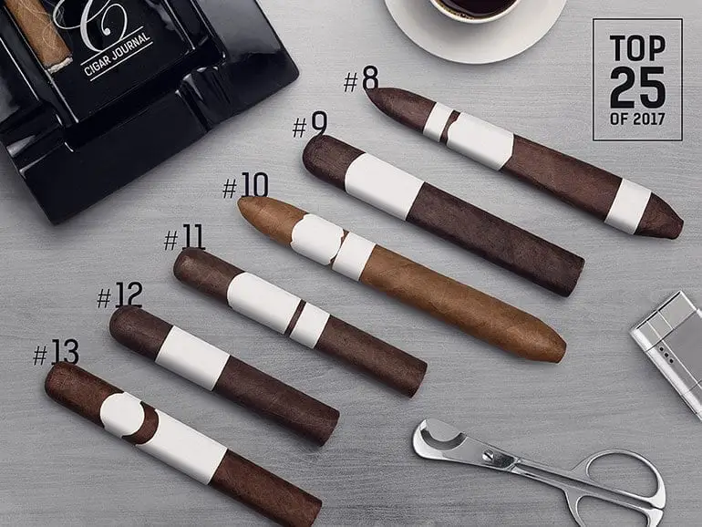 Cigar Journal Top 25 Cigars of 2017