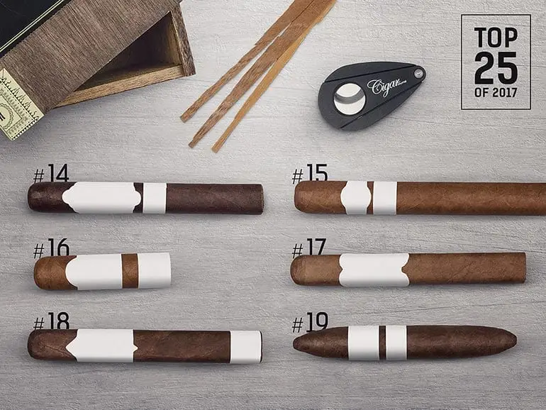 Cigar Journal Top 25 Cigars of 2017