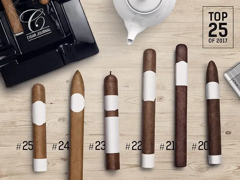 Cigar Journal Top 25 Cigars of 2017